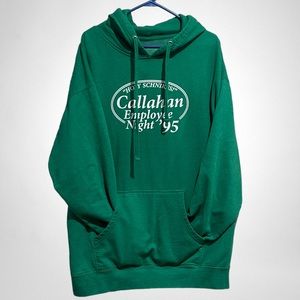 Tommy Boy “Holy Schnikes, Callahan Employee Night 95” Green Hoodie‎ Men’s Sz XXL